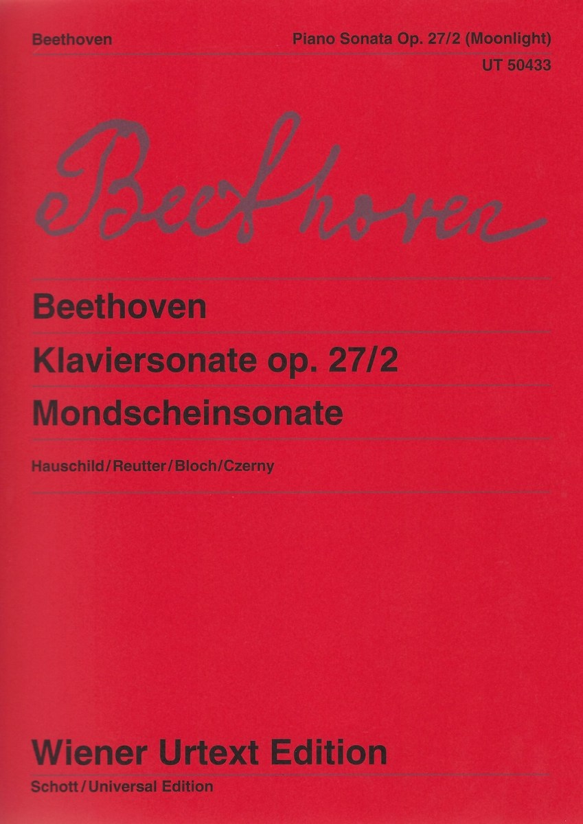 Klaviersonate op. 27:2 Mondscheinsonate S1